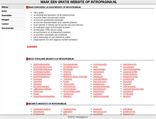 Tablet Screenshot of intropagina.nl