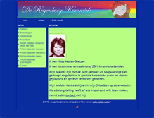 Tablet Screenshot of deregenboogkeramiek.intropagina.nl